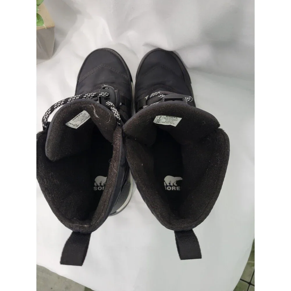 Sorel Whitney Toddler Shoes Size 2 (Big Boy) Black   Waterproof Boots Unisex